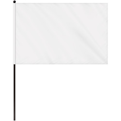 12"x 18" Single Reverse Polyester Stick Flags