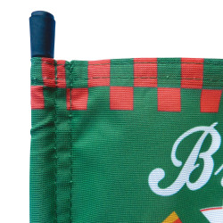 Close up of material and finishing