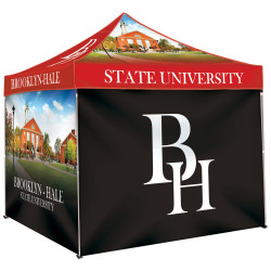 Full custom tent back