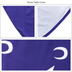 Table cover fabric close up