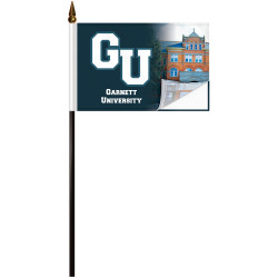 Vertically held flag