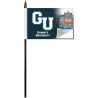 Vertically held flag