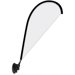 Double Sided Mini Teardrop Banner with Premium Suction Cup