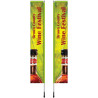 2' X 12' Custom Double Sided Windchaser Flag Kit