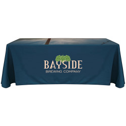 Rear view of table cover