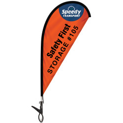 Mini Teardrop Banner w/Clip