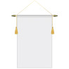 14" x 20" Podium Banner, Straight Cut/ No Fringe