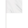 1-Color 4" x 5" Custom Vinyl Marking Flag w/ 18" Fiberglass Staff