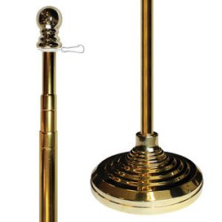 Indoor & Parade Telescopic Pole And Base Kit - 8'