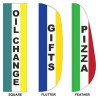 3' x 12' Custom Message Feather Flag