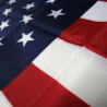 3' x 5' U.S. Printed Cotton With Heading And Grommets