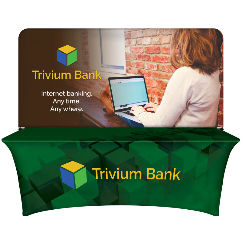 8' Table Cover Half Wall Kit