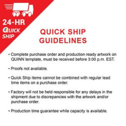 Our Quick Ship Guidelines
