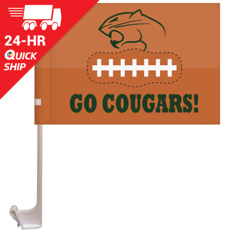 24 - Hour 7.5" x 10.5" Stationary Use Single Reverse KP Car Flag