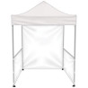 6.5' Square Canopy Tent with 1 Full Single Sided Wall & 2 Single Sided Half Walls