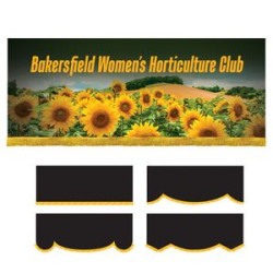 3' x 8' Parade Lead Banner with Fringe