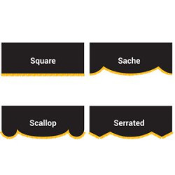 3' x 8' Parade Lead Banner with Fringe