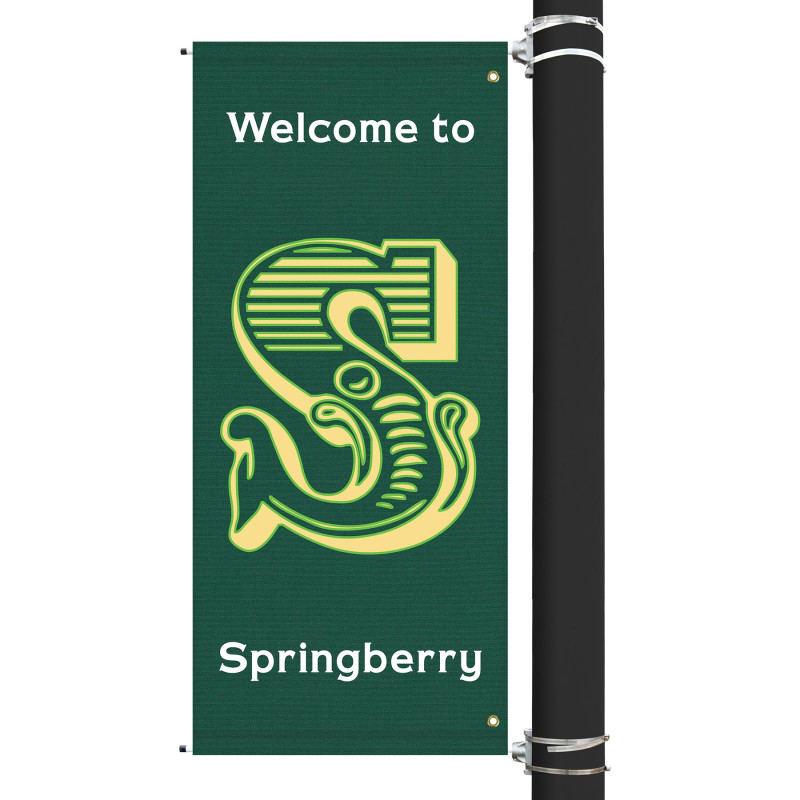 60" x 30" Custom Sunbrella™ Avenue Banner-3 Color Imprint