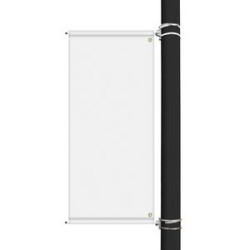 60" x 30" Custom Sunbrella™ Avenue Banner-3 Color Imprint