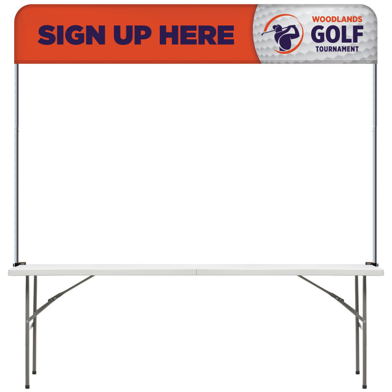 8' Table Top Hardware & Small Banner Kit