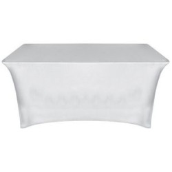 6' Customized Zipper Back Stretch Style Table Cover