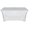 6' Customized Zipper Back Stretch Style Table Cover
