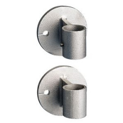 9' Vertical Wall Mounted Flagpole Set with Brackets
