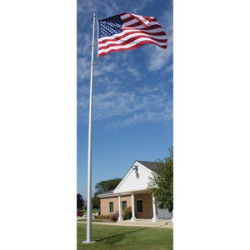 70' Architectural Series Pole with Internal Halyard - Satin