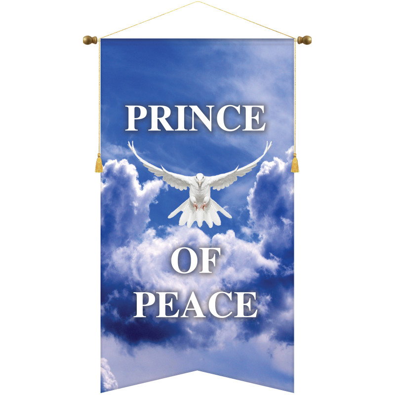 30" x 54" Podium Banner, Angle Cut / No Fringe