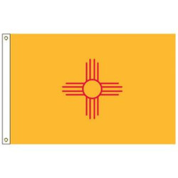 New Mexico 4' x 6' Nylon Flag w/ Heading & Grommets