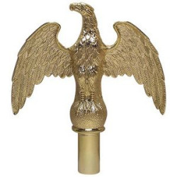 7" Eagle Plastic Flagpole Ornament