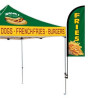 6' Single Reverse Half Drop with Hardware and Tent Clamp