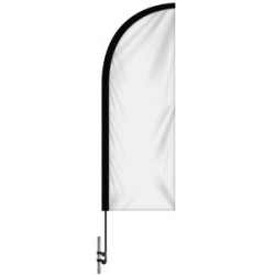 6' Single Reverse Half Drop with Hardware and Tent Clamp