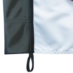 Bottom finishing of banner