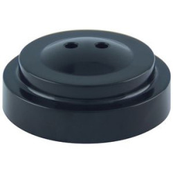 2 Hole Black Plastic Flag Base for 4" x 6" Stick Flags with 10" Staffs
