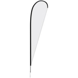 12' Double Sided Portable Teardrop Banner w/Hardware Set