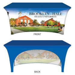 All over print Open Back Table Cover