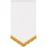 36" x 60" Premium Gonfalon V-cut with Fringe