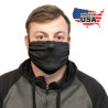 Black Microfiber Face Mask