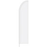 3' x 15' Custom Single Reverse Half Drop Flag