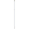 9' x 1" White Aluminum Rotating Pole