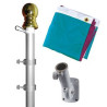 Pole, Bracket and Flag Included