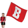5' x 6' Nylon One Letter School Spirit Flags