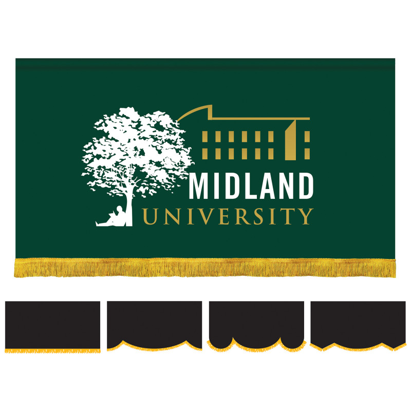 3' x 6' Parade Lead Banner with Fringe