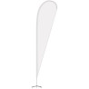 12' Double Sided Teardrop Banner w/Premium Hardware & Cross Base