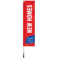 Front side of banner