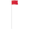 Red 5" x 8" Marker Flag on a 36" Wire
