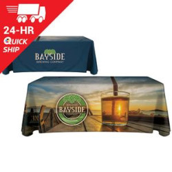24 - Hour 6' Custom Throw Style Table Cover