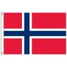 Norway 3' x 5' Outdoor Nylon Flag w/ Heading & Grommets
