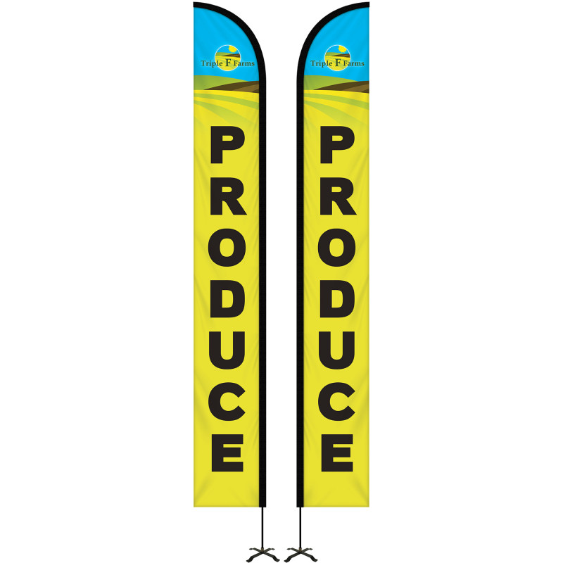 15' Portable Double Sided Half Drop Kit w/ Cross Base